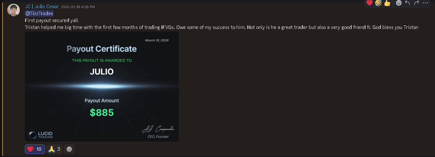 Julio $885 payout certificate